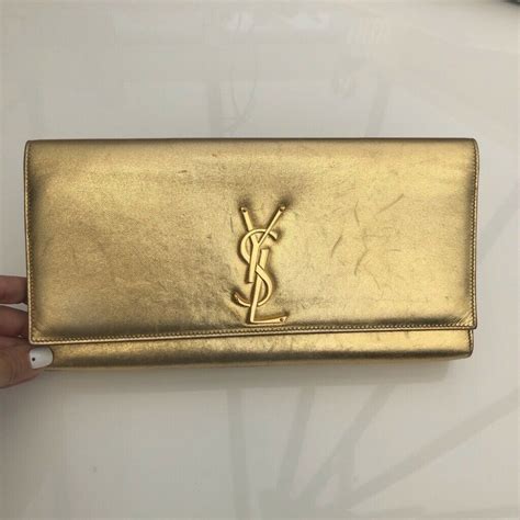 used ysl clutch bag|ysl clutch bag saweetie.